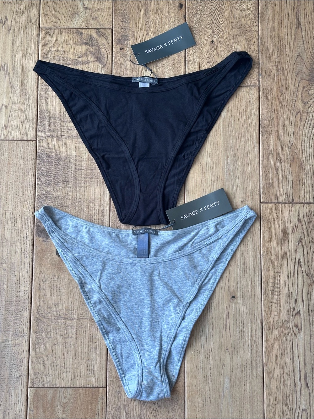 NEW Savage x Fenty 2 Cotton Essentials String Bikini Panties size Large